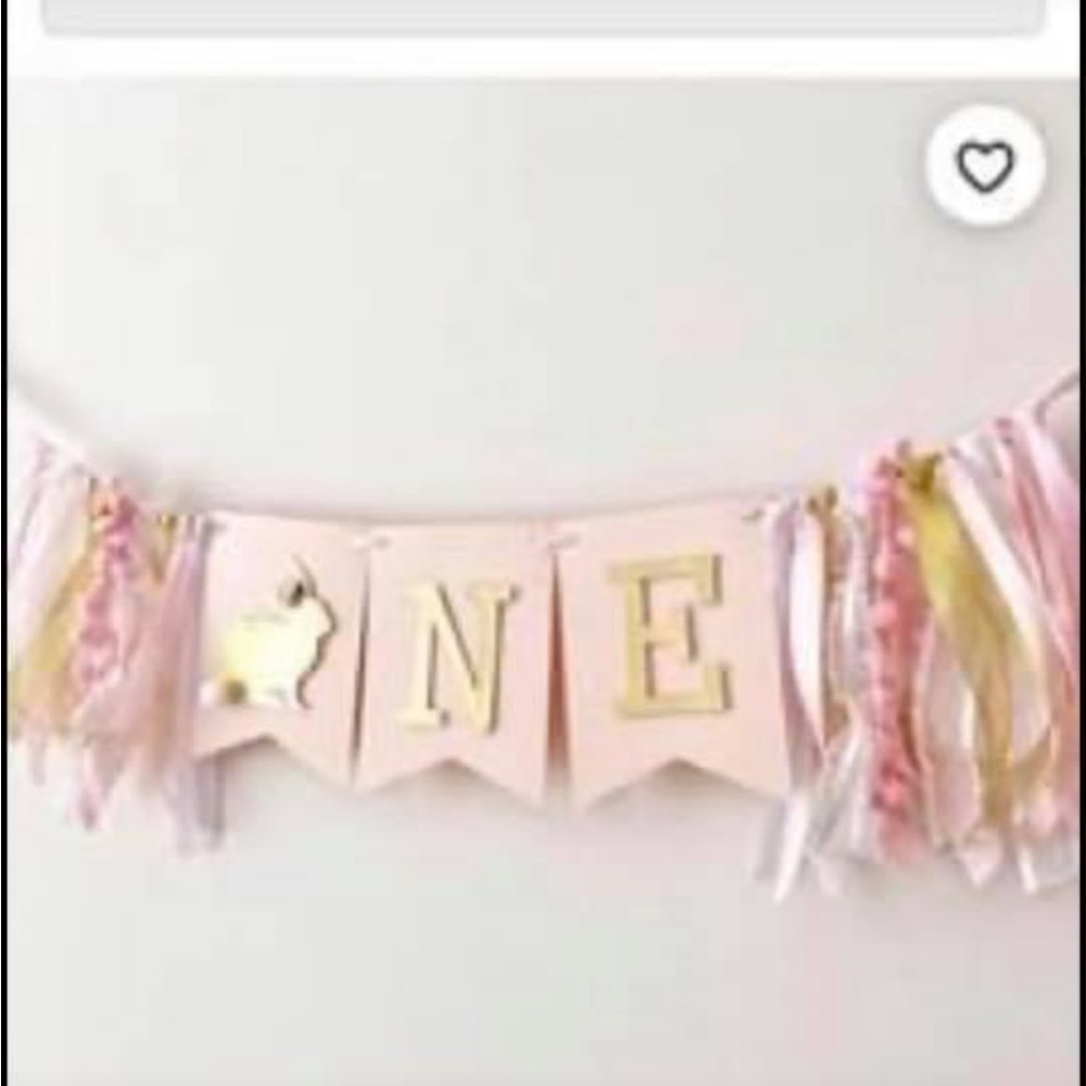 “Some Bunny is One” first birthday decor